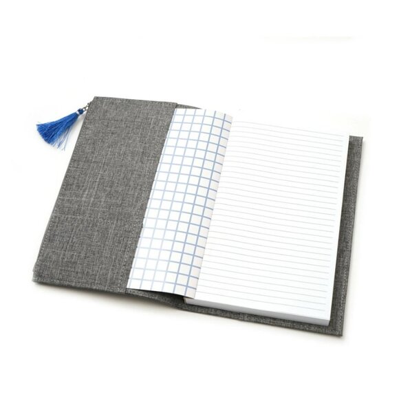 New Gartner Studios Fabric Zippered Journal 6" x 8" 120 Sheets Paper Notebook Di - Picture 7 of 13